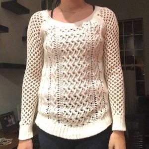 NWOT White Knit Sweater American Eagle Outfitters